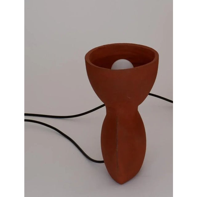 Not Yet Made - Made To Order Unira Red and White Lamps by Ia Kutateladze, Set of 3 For Sale - Image 5 of 9