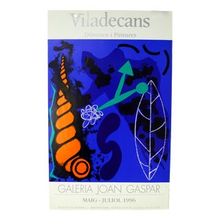 Lithographic Poster for the Viladecans Exhibition, 1996 For Sale
