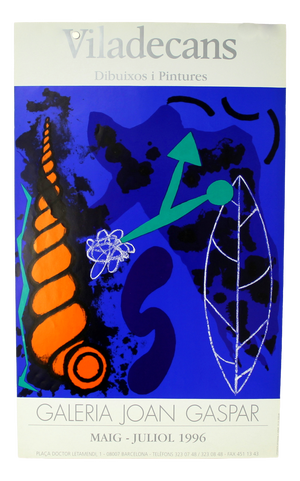 Lithographic Poster for the Viladecans Exhibition, 1996