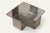 Coffee Table in Brushed Steel and Smoked Glass, 1970s For Sale - Image 6 of 14