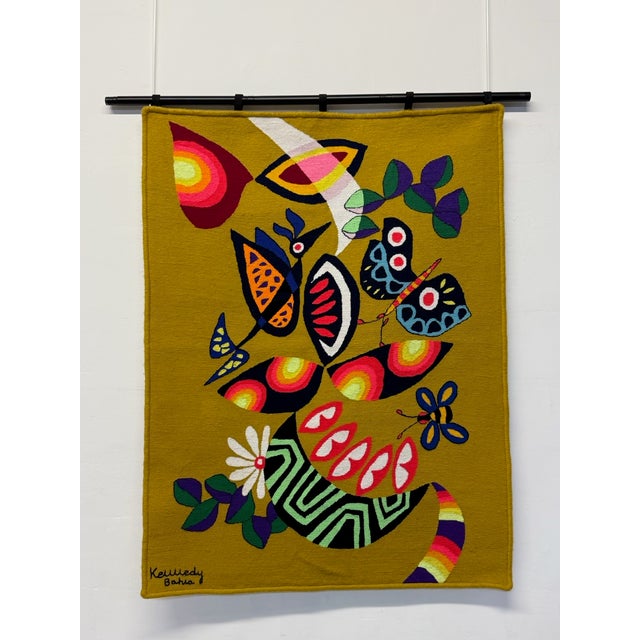 Kennedy Bahia Brazilian Modern Wall Tapestry, 1980s For Sale In Miami - Image 6 of 12