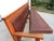 Rare 10ft Arts & Crafts Tiger Oak Leather Bench ~ Train Station or Fraternal Club Seating ~ Limbert / Stickley Craftsman Era For Sale - Image 17 of 18