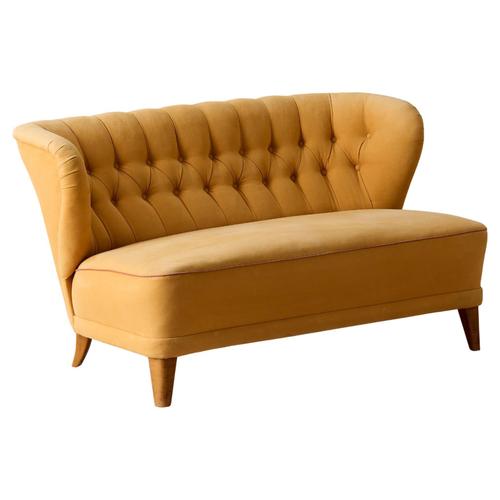 Sofa from AB Erik Eks Snickerifabrik, Malmö, Sweden, 1940s For Sale - Image 9 of 9