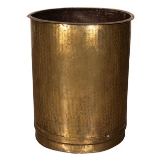 Vintage Brass Work Pot For Sale