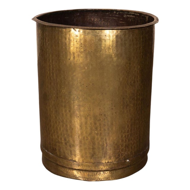 Vintage Brass Work Pot For Sale