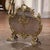 Decorate your fireplace with this elegant antique screen. Crafted in France circa 1870 and built of bronze, the shaped...