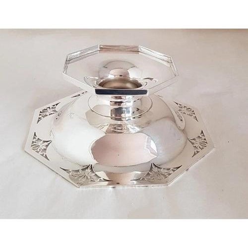 George V Sterling Silver Tazza Fruit Bowl from Walker & Hall, Sheffield, 1927 For Sale - Image 17 of 18