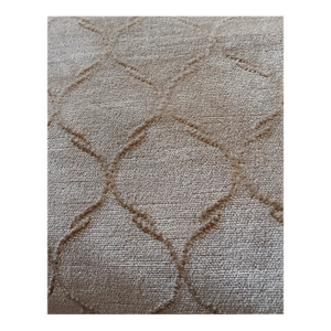 Clarence House Designer Italian Embossed Beige-Gold Velvet Upholstery Faric- 3 Yards