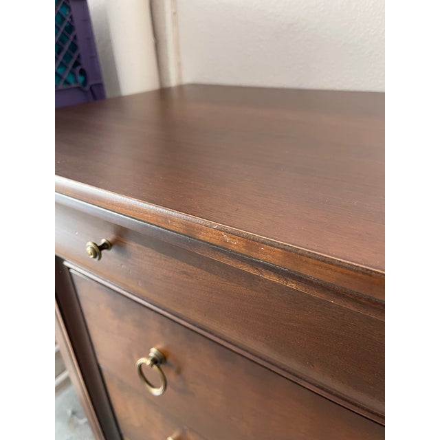 Wood Ethan Allen Louis Chest For Sale - Image 7 of 8