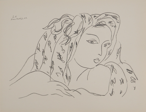 Henri Matisse, Femme au regard en coin, Lithograph