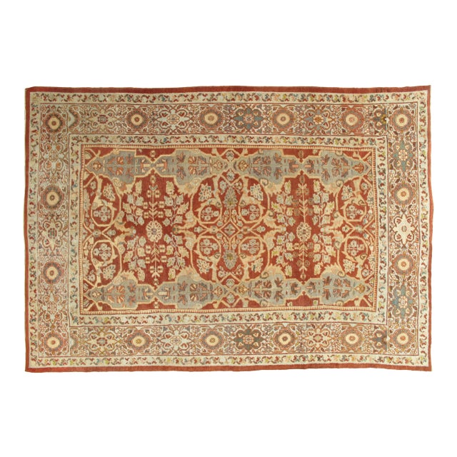 Late 19th Century Antique Persian Mahal Handmade Rug-8′5″ × 12′ For Sale