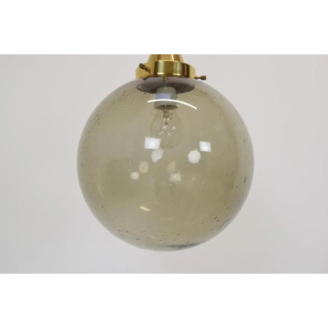 1960s Mid-Century Glass Pendant from Kamenicky Senov, 1960s For Sale - Image 5 of 13