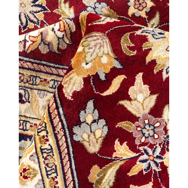 Textile Mogul, One-of-a-Kind Hand-Knotted Area Rug - Red, 12' 4" x 15' 5" For Sale - Image 7 of 8