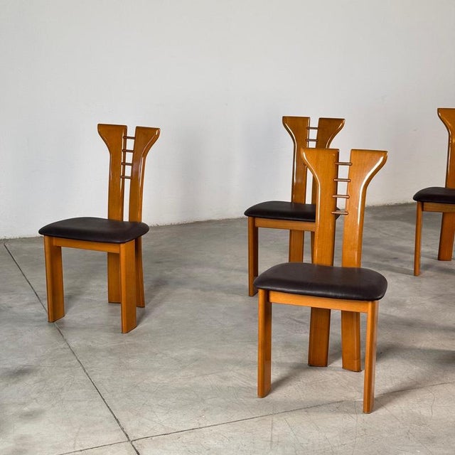 Dining Chairs attributed to Pierre Cardin for Rimaldi, Late 1970s, Set of 6 For Sale - Image 6 of 18