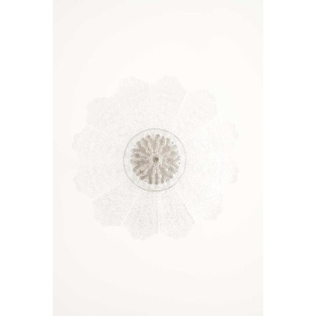 Carl Fagerlund Scandinavian Modern Pendant Lamp in Chrome and Glass attributed to Carl Fagerlund, 1940s For Sale - Image 4 of 9