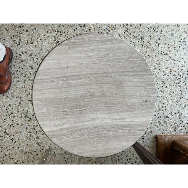 Marble Top Side Tables 1990s - A Pair For Sale In Miami - Image 6 of 18