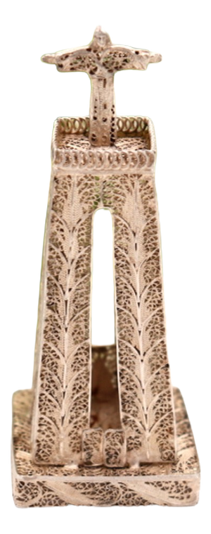 Christ the King Miniature in Silver Filigree