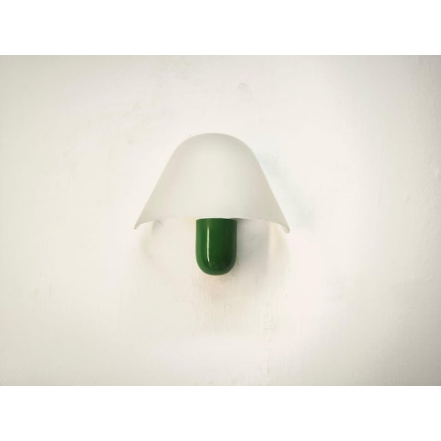 Green Wall Light from VeArt, 1980s For Sale - Image 10 of 10