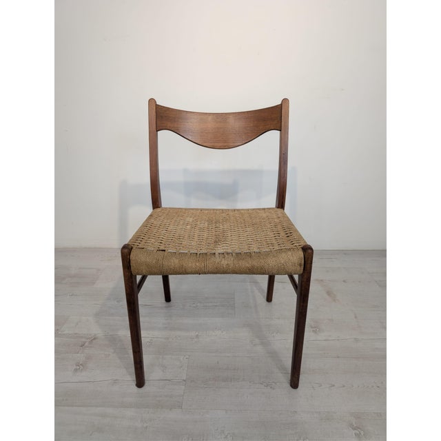 Brown Danish Teak Chair by Arne Wahl Iversen GS61 for Glyngore Stolefabrik, 1960s For Sale - Image 8 of 18