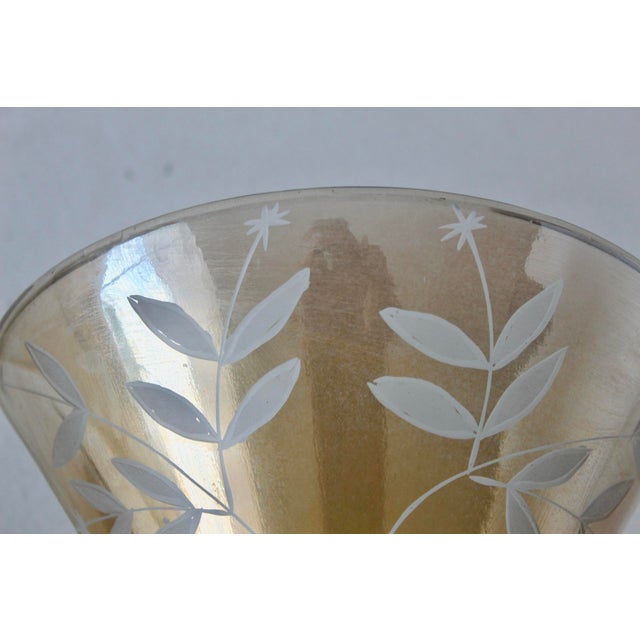 Late 20th Century Late 20th Century Mauri Almari Style Champagne Glass Bronze Finish Tea Candle Wall Sconces-a Pair For Sale - Image 5 of 15
