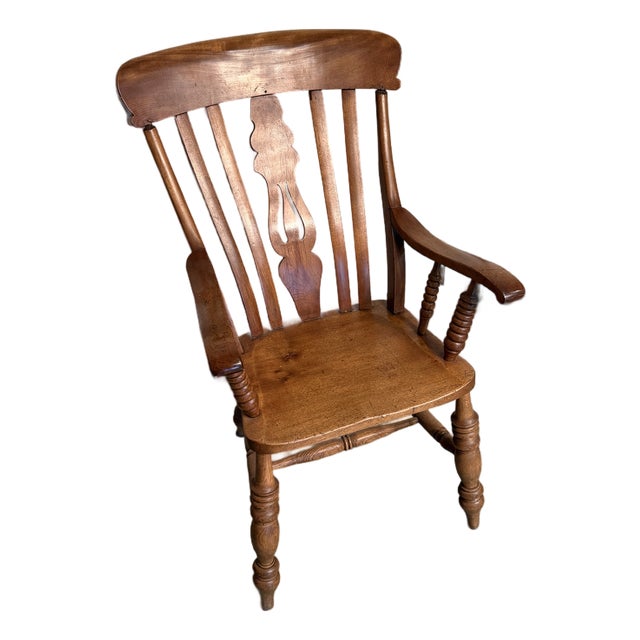 Antique Walnut Armchair For Sale