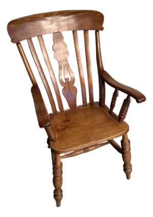 Antique Walnut Armchair