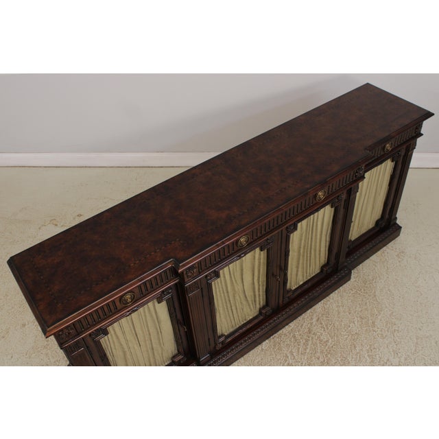 Hickory White Co Regency Sideboard Buffet Curio Cabinet For Sale - Image 14 of 18