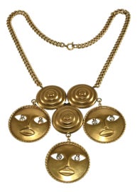 Example of Abstract Bib Necklaces