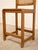 Mid 20th Century Oak Vintage Rattan Counter Height Chair For Sale - Image 5 of 7