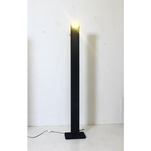 Black Vintage Italian Zagar Floor Lamps by Silvio Carpani for Stilnovo, 1980s, Set of 2 For Sale - Image 8 of 16