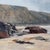 Wood Contemporary Amidst the Rocks and Reflections by Jon Doran | Oil on Panel Cornish Beach at Low Tide For Sale - Image 7 of 10
