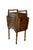Art Deco Antique Art Deco Walnut Carved Smoking Stand Tin Lined Humidor Magazine Rack For Sale - Image 3 of 16