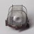 Industrial Bakelite & Glass Wall Light with Metal Cage, 1960s For Sale - Image 4 of 4