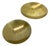Bauhaus Brass Shell Plates from Hayno Focken, Germany, 1950s, Set of 2 For Sale