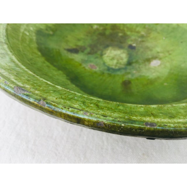 Mid Century Mediterranean Hand Made Pottery Bowl For Sale In Philadelphia - Image 6 of 11