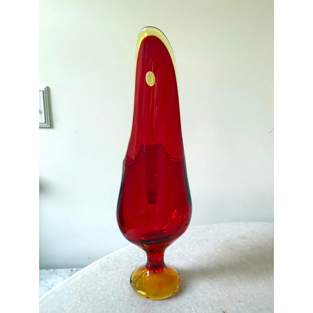 Stunning Le Smith swung pitcher for Fayetteville glass company. Excellent condition with original label.