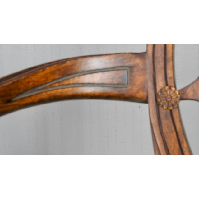 Pair of Early 20th Century Spider Back Hepplewhite Chairs For Sale - Image 10 of 11