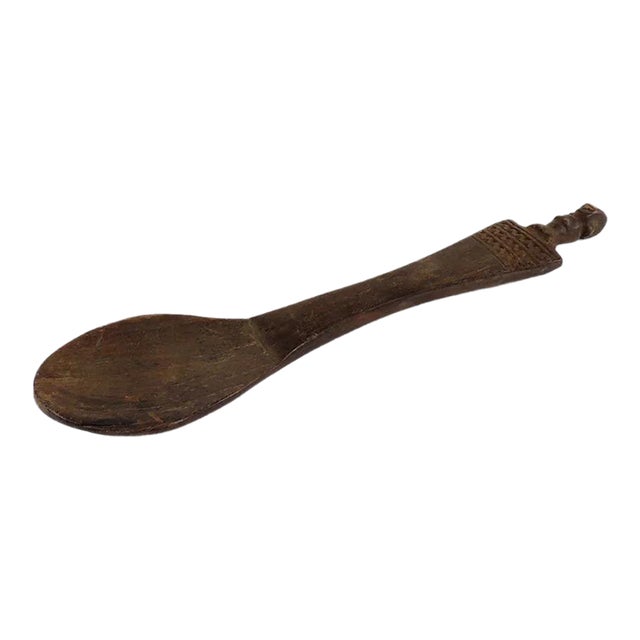 Early 20th Century Nyamwezi Figural Spoon Tanzania For Sale