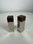 Vintage Scandinavian Modern Salt and Pepper Shakers in Rosewood and Metal, 1960s, Set of 2 For Sale - Image 9 of 9