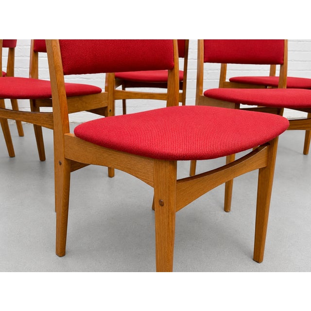 Mid Century Modern Teak Dining Chairs, Set of 6 | Erik Buch Attributed, Denmark, C. 1960s. For Sale - Image 14 of 14