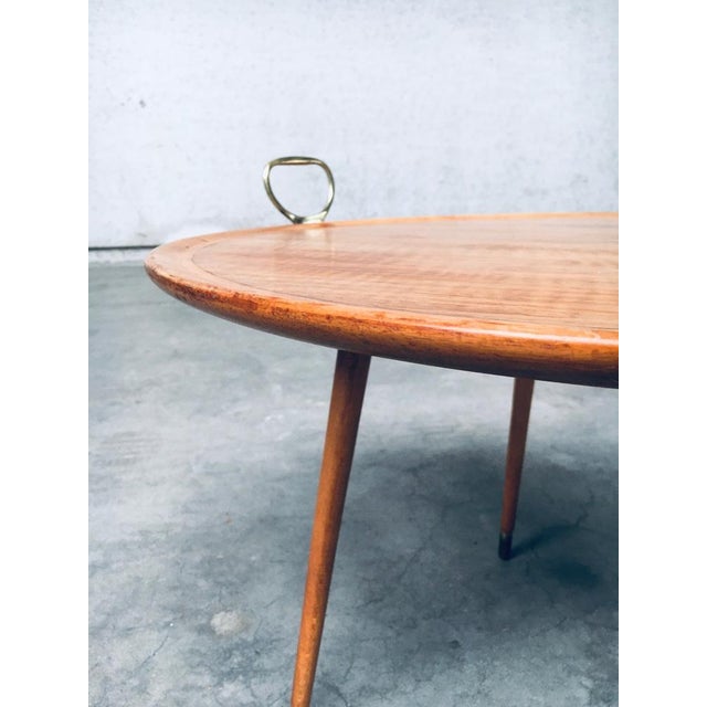 Mid-Century Modern Tray Side Table, Italy, 1960s For Sale - Image 12 of 18