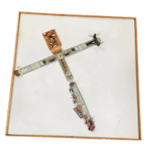 Abstract "Stations of the Cross" Untitled 4 Artography Wall Sculpture by Pasqual Bettio