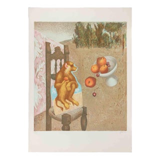 Enrico Benaglia, The Monkey, 1990s, Lithograph For Sale