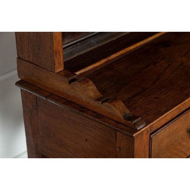 English George III Oak Dresser, 1800 For Sale - Image 11 of 15
