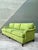 Vintage Baker Chartreuse Roll Arm Sofa For Sale - Image 12 of 12