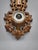 Black Forest Style Carved Aneroid Barometer and Thermometer, c. 1890 A finely carved Continental wall barometer and...