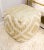 2020s Pasargad Home Grandcanyon Gold Cotton Pouf For Sale - Image 5 of 11