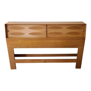 Heywood Wakefield Mid-Century Modern Vintage Headboard for Full Bed For Sale