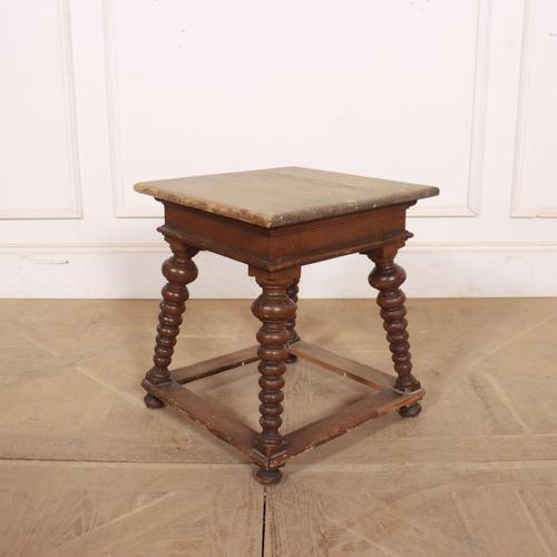 Wood Austrian Pine Lamp Table, 1890s For Sale - Image 7 of 7