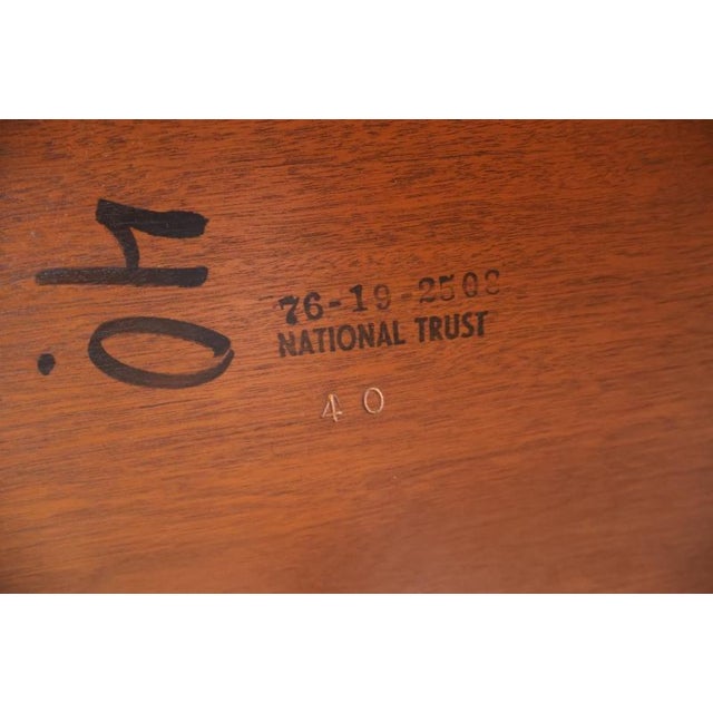 1990s Kindel National Trust Empire Neo Classical Style Mahogany Dining Table For Sale - Image 11 of 17